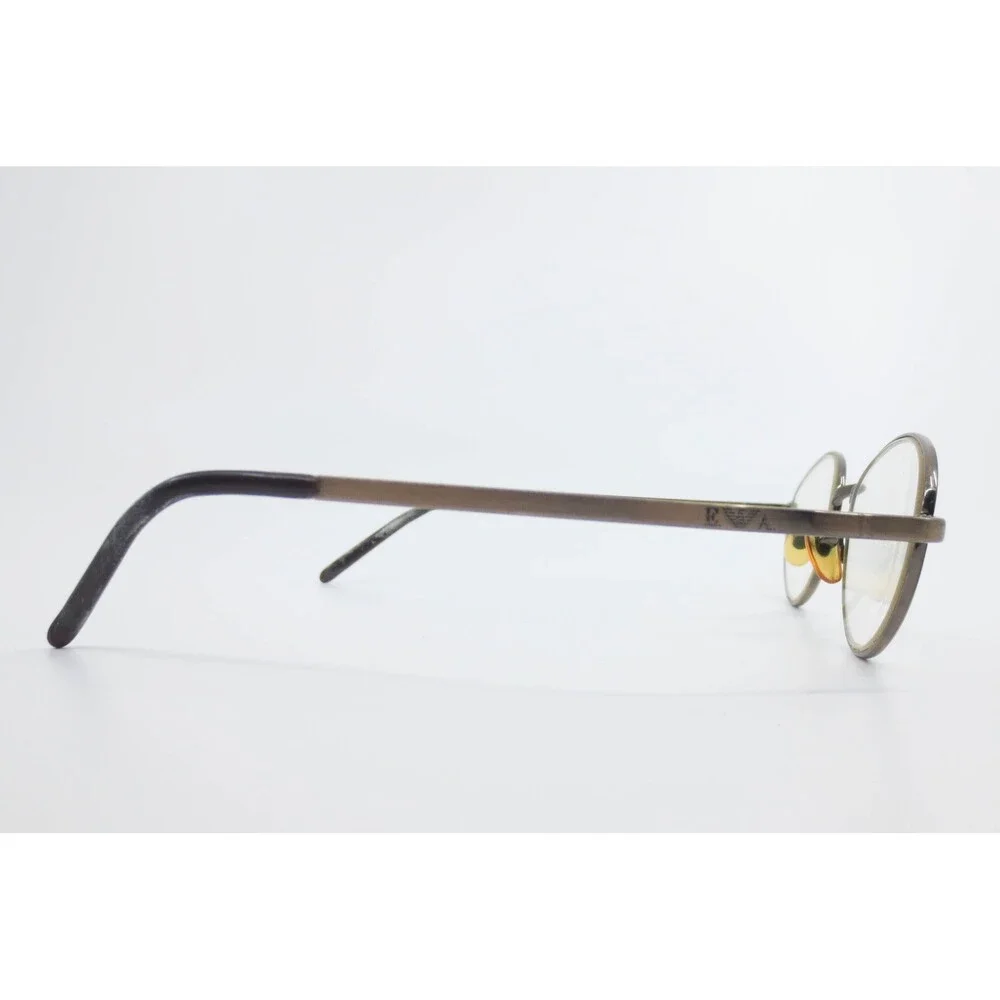 Emporio Armani 093 1021 Gunmetal Bronze Oval Eyeglasses Frames 49-19-130